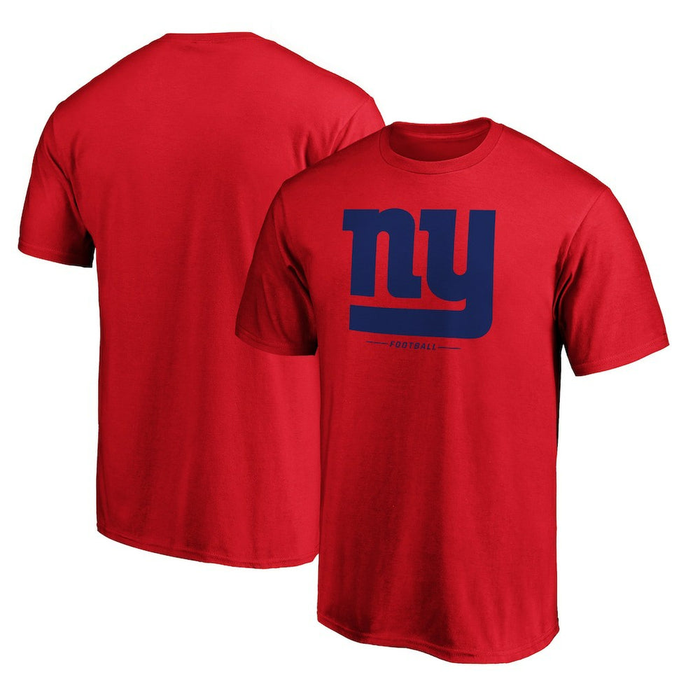 New York Giants Team Lockup T-Shirt Red | NFL