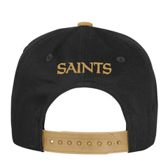 New Orleans Saints Outerstuff Youth True Retro Adjustable Hat Black | NFL