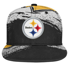 Pittsburgh Steelers Outerstuff Youth Make Noise Adjustable Hat Black | NFL