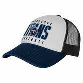 Tennessee Titans Youth Essentials Trucker Adjustable Hat White/Navy | NFL