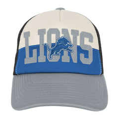Detroit Lions Youth Modern Fan Trucker Adjustable Hat White/Silver | NFL