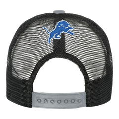 Detroit Lions Youth Modern Fan Trucker Adjustable Hat White/Silver | NFL