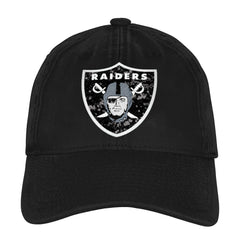 Las Vegas Raiders Outerstuff Girls Youth Gridiron Adjustable Hat Black | NFL