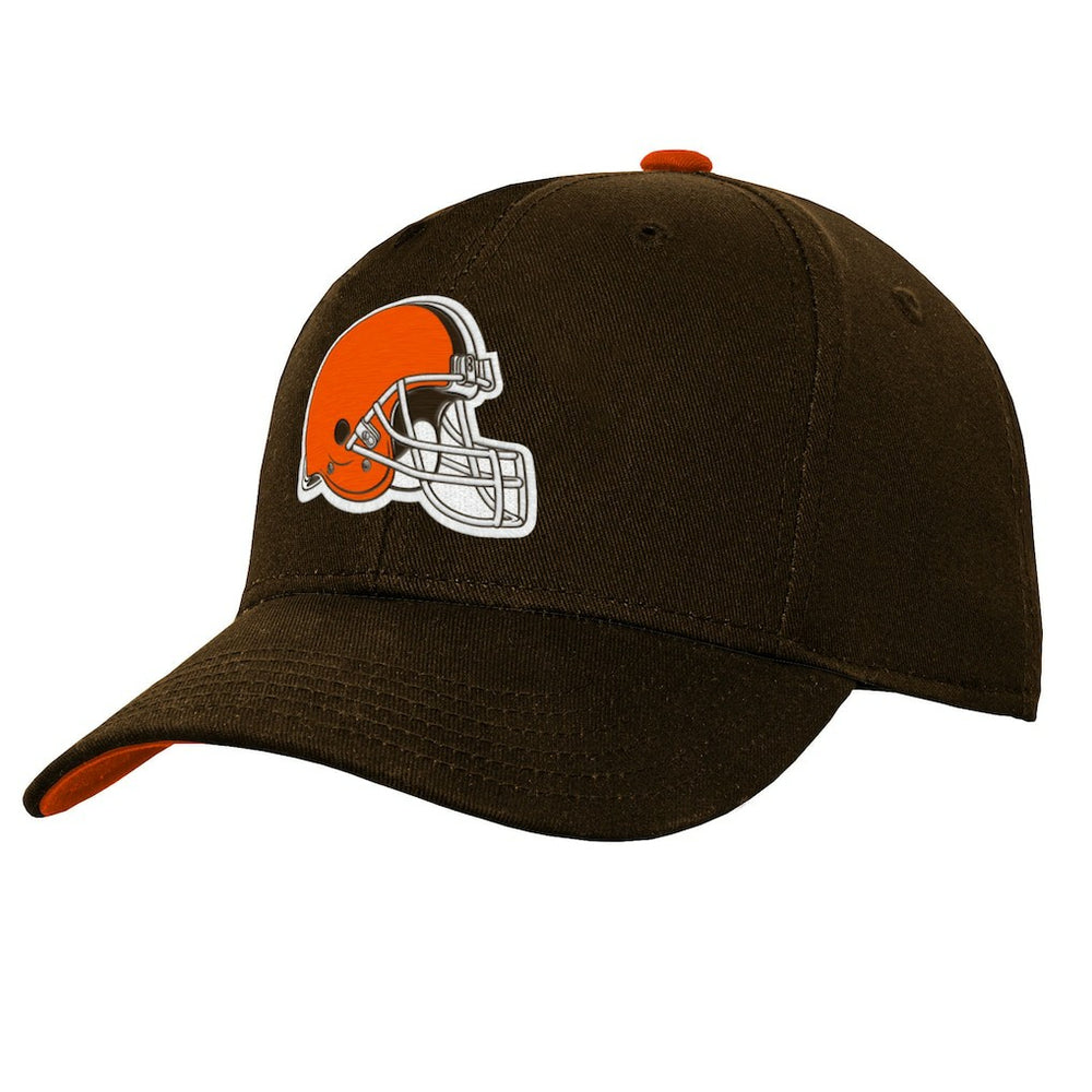 Cleveland Browns Outerstuff Youth Team Pre-Curved Adjustable Hat Brown | NFL
