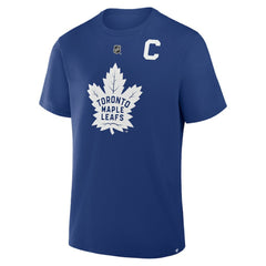 Auston Matthews Toronto Maple Leafs Fanatics Authentic Stack Name & Number T-Shirt - Blue - NHL