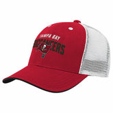 Tampa Bay Buccaneers Outerstuff Preschool Core Lockup Trucker Adjustable hat Red | NFL