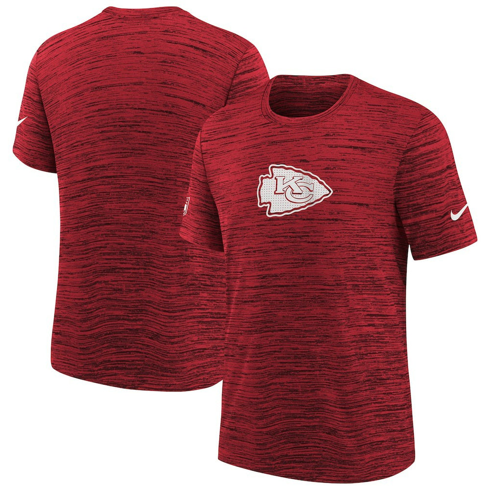 Kansas City Chiefs Youth Sideline Velocity Performance T-Shirt Red | Nike for Sale