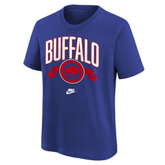 Buffalo Bills Youth Rewind Front & Back Essential T-Shirt Royal | Nike for Sale