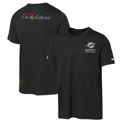 Miami Dolphins Youth 2025 NFL Crucial Catch Tri-Blend Dri-FIT T-Shirt Black | Nike for Sale