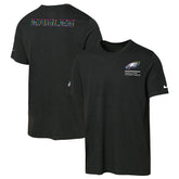 Philadelphia Eagles Youth 2025 NFL Crucial Catch Tri-Blend Dri-FIT T-Shirt Black | Nike for Sale