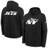 New York Jets Youth Sideline Club Fleece Hoodie Black | Nike for Sale