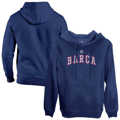 Barcelona 1863FC Athletic Wordmark Fleece Pullover Hoodie Navy - FIFA World CUP