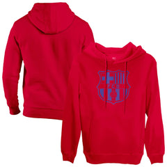 Barcelona 1863FC Mono Badge Fleece Pullover Hoodie Red - FIFA World CUP