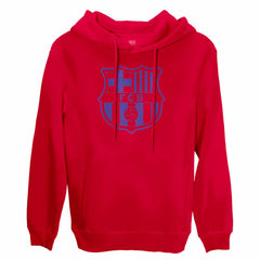 Barcelona 1863FC Mono Badge Fleece Pullover Hoodie Red - FIFA World CUP