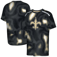 New Orleans Saints Outerstuff Youth End Zone Dri-Tek T-Shirt Black | NFL