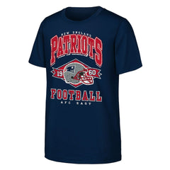 New England Patriots Outerstuff Youth Kick Off T-Shirt Navy | NFL