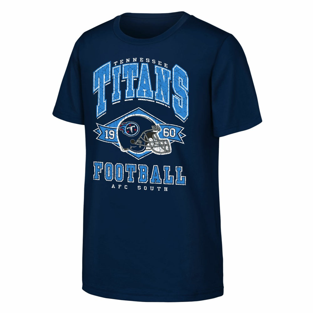 Tennessee Titans Outerstuff Youth Kick Off T-Shirt Navy | NFL