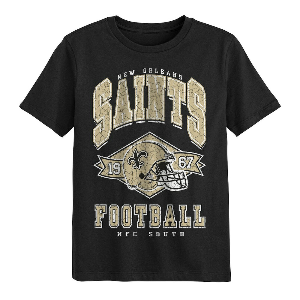 New Orleans Saints Outerstuff Preschool Kick Off T-Shirt Black | NFL