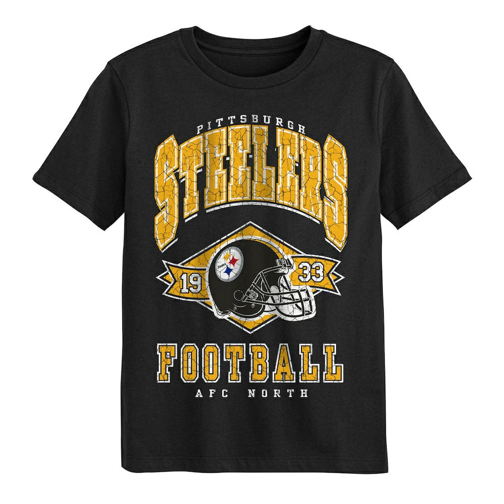 Pittsburgh Steelers Outerstuff Preschool Kick Off T-Shirt Black | NFL