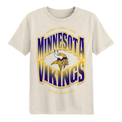 Minnesota Vikings Outerstuff Youth Huddle T-Shirt Cream | NFL