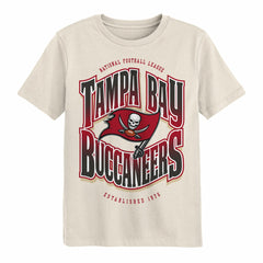 Tampa Bay Buccaneers Outerstuff Youth Huddle T-Shirt Cream | NFL