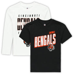 Cincinnati Bengals Outerstuff Preschool The Mix Combo T-Shirt Set | NFL