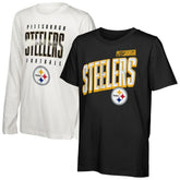 Pittsburgh Steelers Outerstuff Preschool The Mix Combo T-Shirt Set | NFL