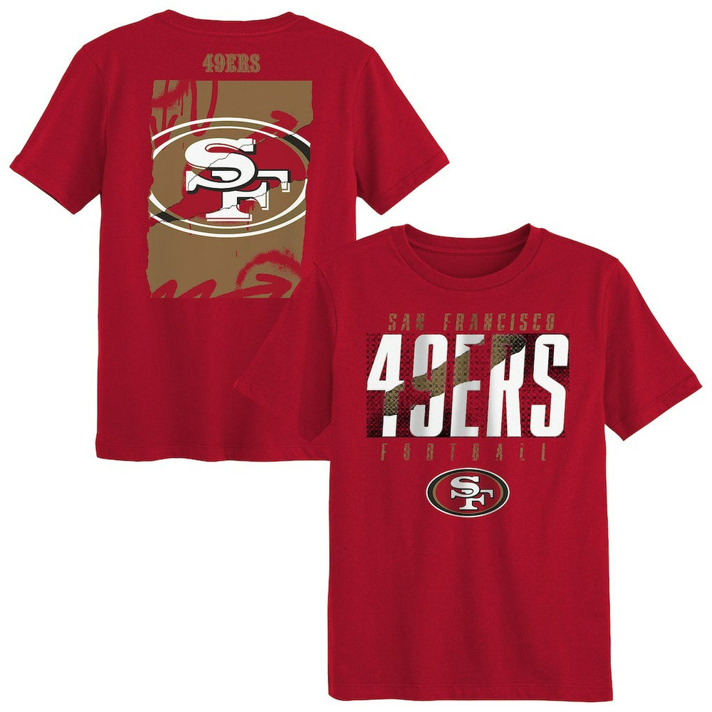 San Francisco 49ers Outerstuff Preschool Posterize T-Shirt Scarlet | NFL