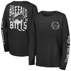 Buffalo Bills Outerstuff Youth Rumble Long Sleeve T-Shirt Black | NFL