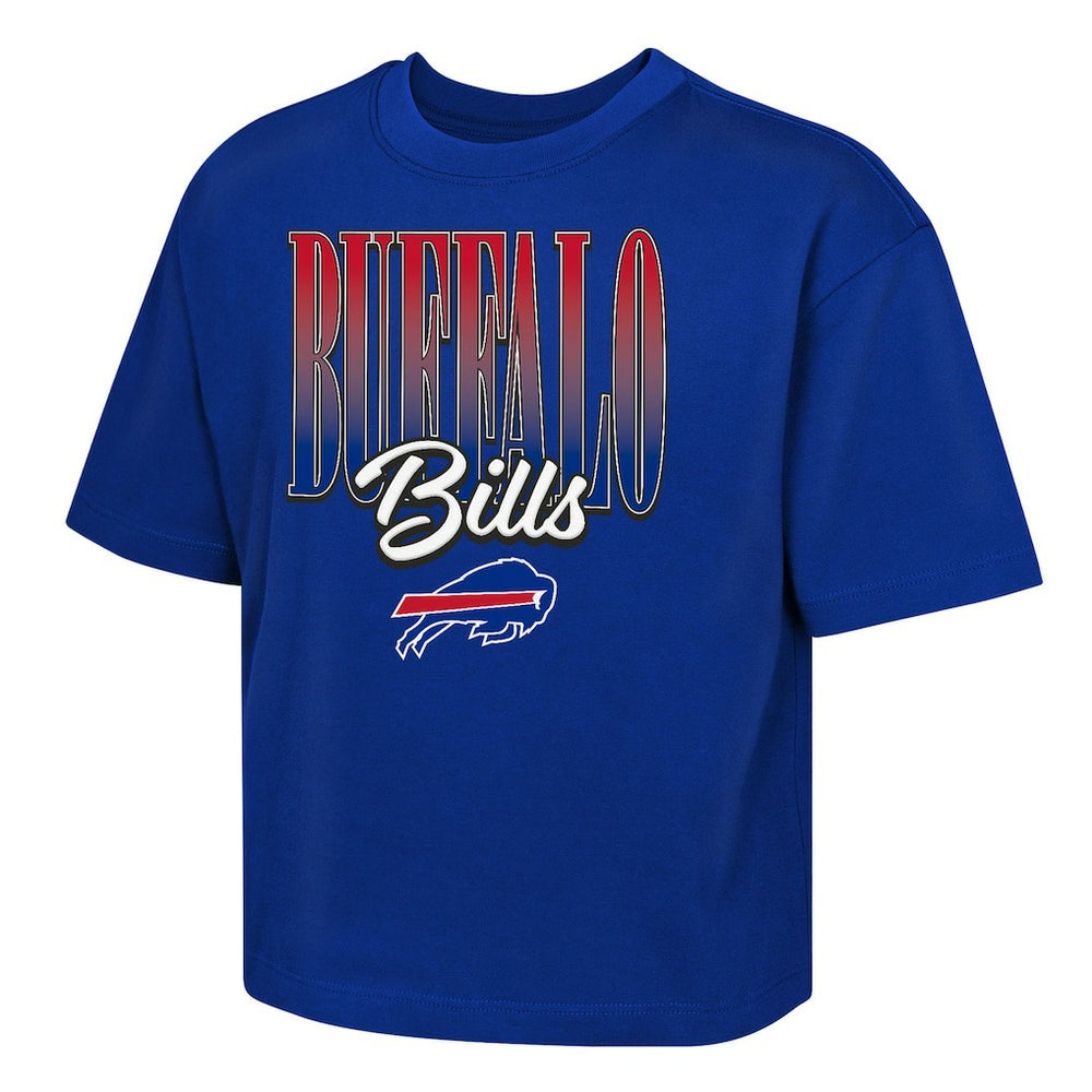 Buffalo Bills Outerstuff Girls Youth Big City Boxy T-Shirt Royal | NFL