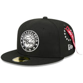 Philadelphia 76ers x Alpha Industries 59FIFTY Fitted Hat Black - NBA