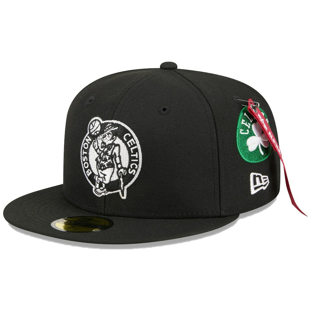 Boston Celtics x Alpha Industries 59FIFTY Fitted Hat Black - NBA