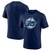Winnipeg Jets Wraparound Tri-Blend T-Shirt - Navy - NHL