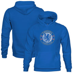 Chelsea 1863FC Youth Color Badge Fleece Pullover Hoodie Blue - FIFA World CUP