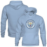 Manchester City 1863FC Youth Color Badge Fleece Pullover Hoodie Sky Blue - FIFA World CUP