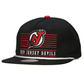 New Jersey Devils Mitchell & Ness Ascend Deadstock Snapback Hat - Black - NHL