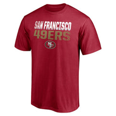 San Francisco 49ers Stripes T-Shirt Scarlet | NFL
