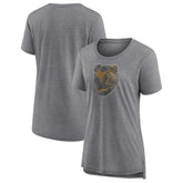 Boston Bruins Women's Slow Whistle Tri-Blend T-Shirt - Gray - NHL