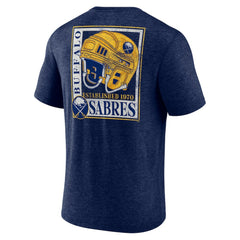Buffalo Sabres Earnest Will Tri-Blend T-Shirt - Navy - NHL