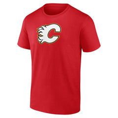 Calgary Flames Primary Logo T-Shirt - Red - NHL