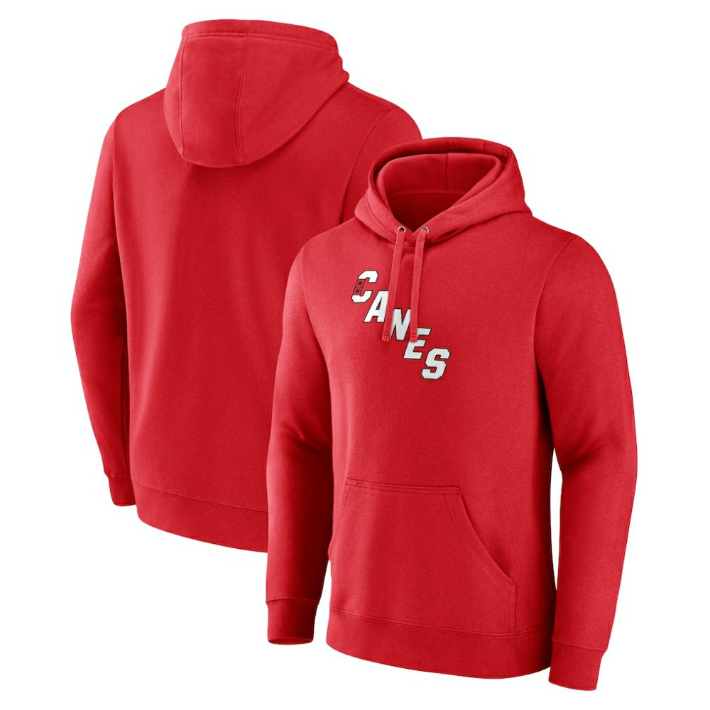 Carolina Hurricanes Primary Logo Pullover Hoodie - Red - NHL