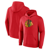 Chicago Blackhawks Primary Logo Pullover Hoodie - Red - NHL