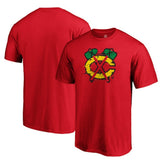 Chicago Blackhawks Splatter Logo T-Shirt - Red - NHL