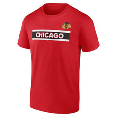 Chicago Blackhawks Jersey Inspired T-Shirt - Red - NHL