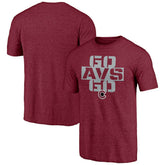 Colorado Avalanche Shoot to Score Tri-Blend T-Shirt - Burgundy - NHL