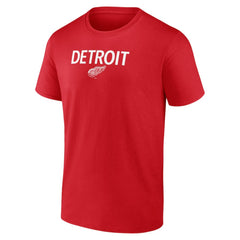 Detroit Red Wings Primary Logo T-Shirt - Red - NHL