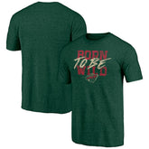 Minnesota Wild Shoot to Score Tri-Blend T-Shirt - Green - NHL