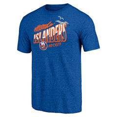 New York Islanders Shoot to Score Tri-Blend T-Shirt - Royal - NHL