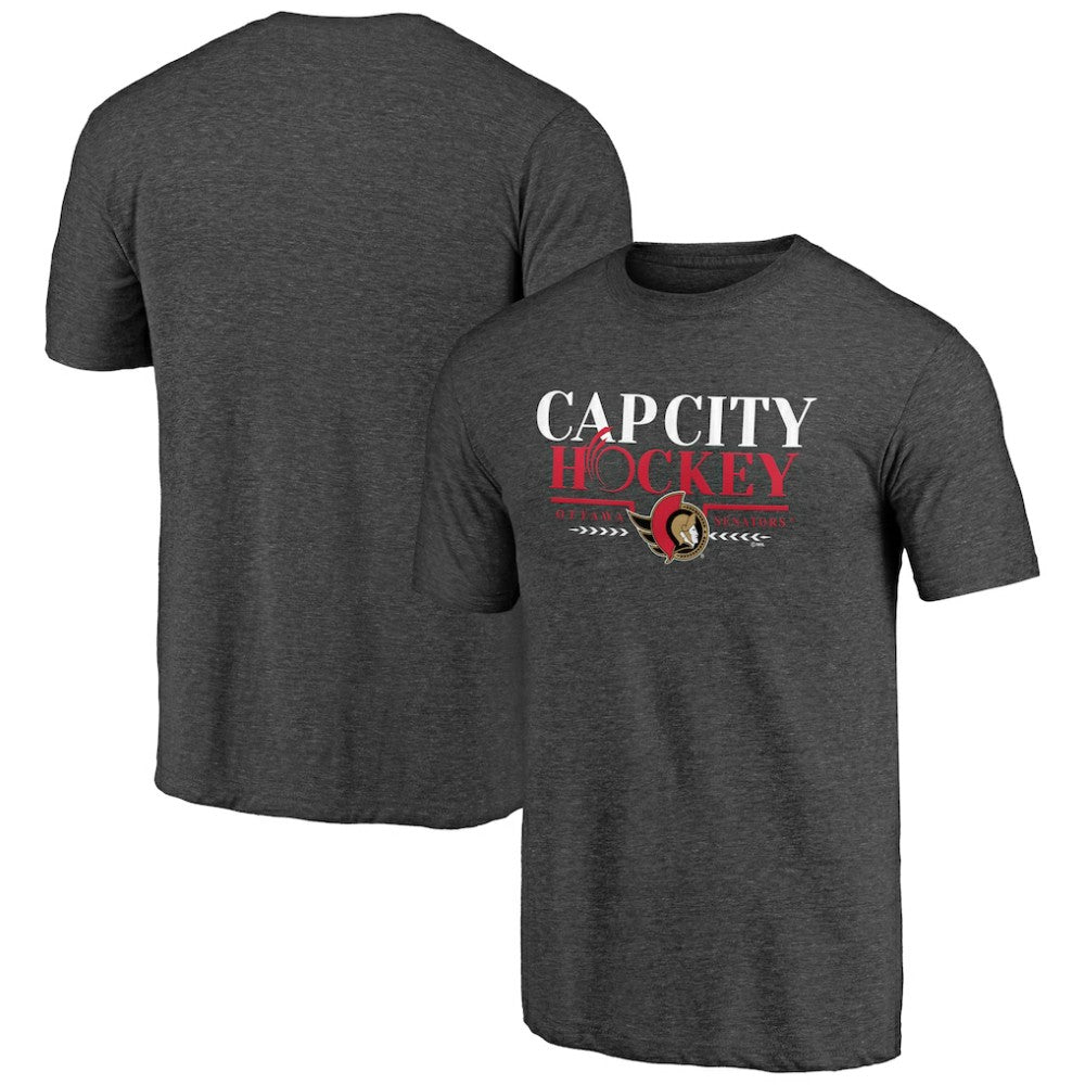 Ottawa Senators Shoot to Score Tri-Blend T-Shirt - Charcoal - NHL