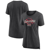 Ottawa Senators Women's Hit the Ice Tri-Blend T-Shirt - Gray - NHL